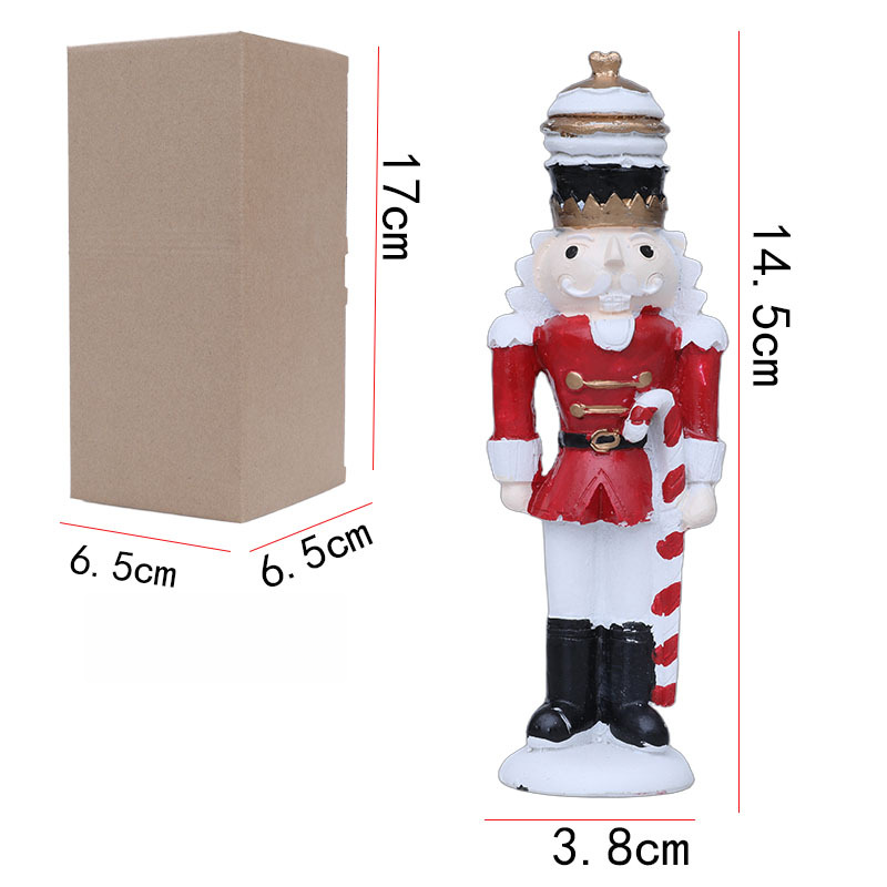 Nutcracker Figurine - Nussknacker-Figur aus Harz, 14,5 cm hoch,