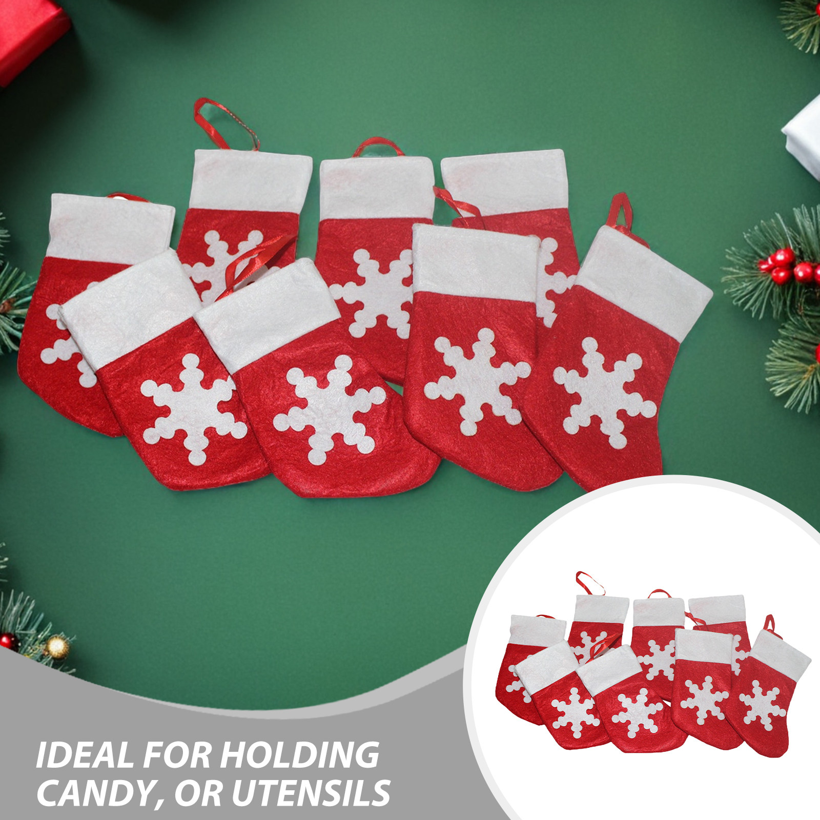 24 Stück Kleine Weihnachtsstrü – Christmas Stocking Hanging Bewertung und Preis