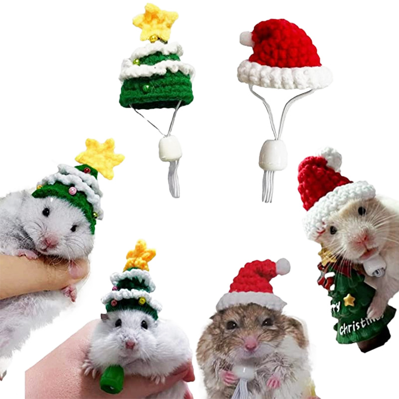 Hand gewebte Haustier Weihnach – Santa Hat Plush Bewertung und Preis