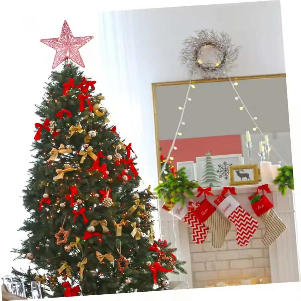 Weihnachts-Pentagon-Spitzenste – Star Tree Topper Bewertung und Preis