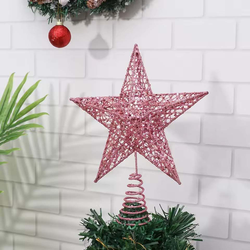 Weihnachts-Pentagon-Spitzenste – Star Tree Topper Bewertung und Preis