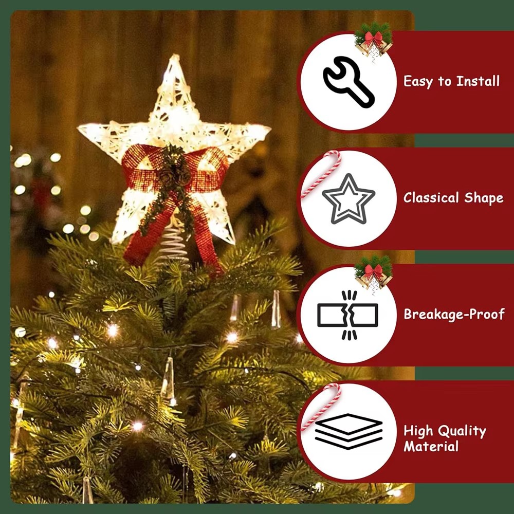 Weihnachtsbaum LED Stern Baum  – Star Tree Topper Bewertung und Preis