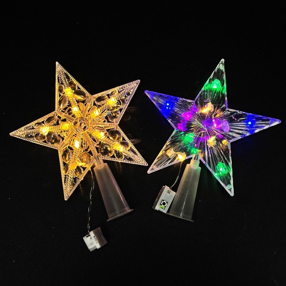 Neue Beleuchtete Stern Weihnac – Star Tree Topper Bewertung und Preis