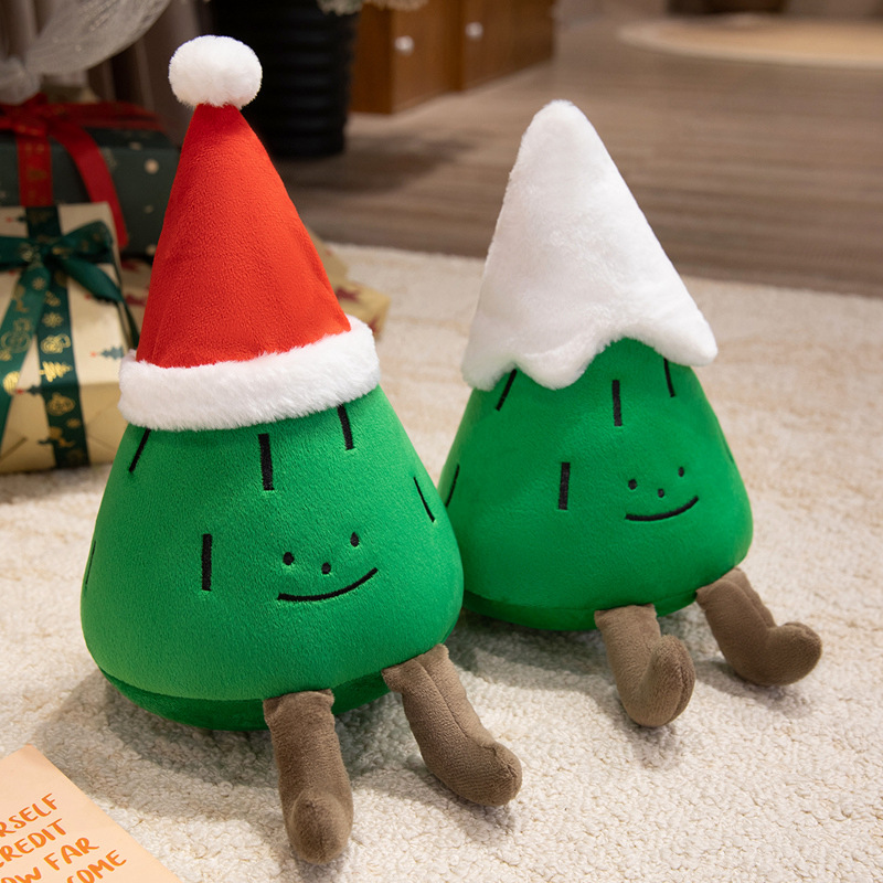 2026 Cartoon-Weihnachtsbaum-Pl – Santa Hat Plush Bewertung und Preis
