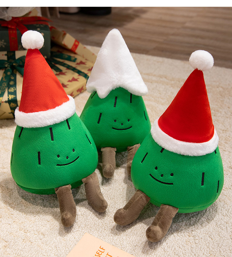 2026 Cartoon-Weihnachtsbaum-Pl – Santa Hat Plush Bewertung und Preis