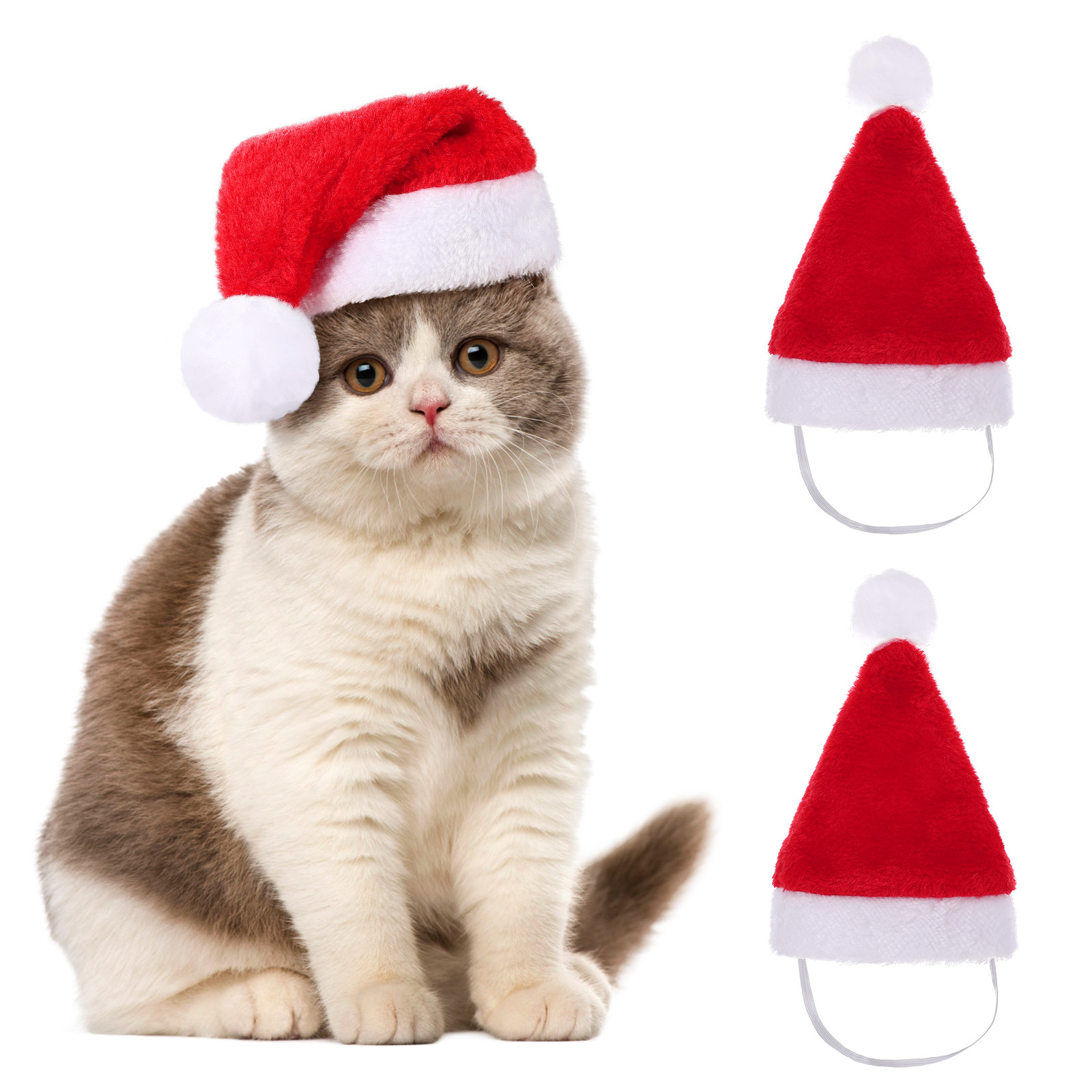 1-10 Stück Luxuriöse Weiche Pl – Santa Hat Plush Bewertung und Preis